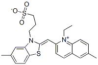 1-ethyl-6-methyl-2-[[5-methyl-3-(3-sulphonatopropyl)-3H-benzothiazol-2-ylidene]methyl]quinolinium CAS#: 35501-73-6
