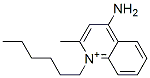 1-hexyl-4-amino-2-methylquinolinium CAS#: 125093-39-2