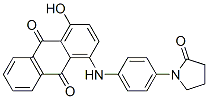 1-hydroxy-4-[[4-(2-oxopyrrolidin-1-yl)phenyl]amino]anthracene-9,10-dione CAS#: 3989-74-0