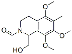 1-(hydroxymethyl)-5,7,8-trimethoxy-6-methyl-3,4-dihydro-1H-isoquinolin e-2-carbaldehyde CAS#: 124867-50-1