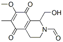 1-(hydroxymethyl)-7-methoxy-6-methyl-5,8-dioxo-3,4-dihydro-1H-isoquino line-2-carbaldehyde CAS#: 124909-66-6