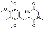 1-methyl-3-(2,4,5-trimethoxy-3-methylphenylmethyl)-2,5-piperazinedione CAS#: 120040-38-2