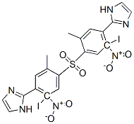 1-methyl-4-nitro-5-imidazolyl-4-iodophenyl sulfone CAS#: 131134-90-2
