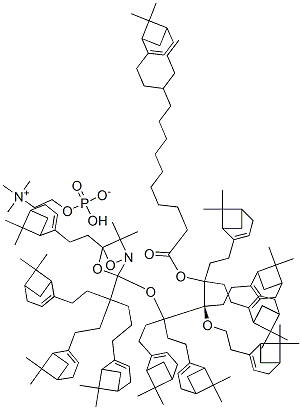 1-myristoyl-2-(11-(4,4-dimethyl-3-oxy-2-ethyl-2-oxazolidinyl)undecanoyl)-sn-glycero-3-phosphocholine CAS#: 132885-46-2
