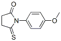 1-(p-Methoxyphenyl)-2-thioxopyrrolidin-5-one CAS#: 4166-11-4