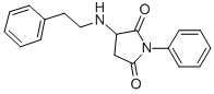 1-phenyl-3-[(2-phenylethyl)amino]-2,5-pyrrolidinedione CAS#: 159600-88-1