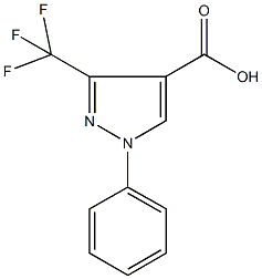 1-phenyl-3-(trifluoromethyl)pyrazole-4-carboxylic acid CAS#: 142818-01-7