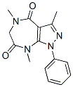 1-phenyl-3,5,8-trimethyl-1,4,5,6,7,8-hexahydropyrazolo(3,4-e)(1,4)diazepin-4,7-dione CAS#: 126567-68-8