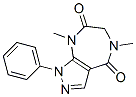 1-phenyl-5,8-dimethyl-1,4,5,6,7,8-hexahydropyrazolo(3,4-e)(1,4)diazepin-4,7-dione CAS#: 126568-00-1