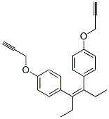 1-prop-2-ynoxy-4-[4-(4-prop-2-ynoxyphenyl)hex-3-en-3-yl]benzene CAS#: 4870-89-7