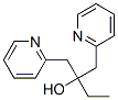 1-pyridin-2-yl-2-(pyridin-2-ylmethyl)butan-2-ol CAS#: 4664-17-9