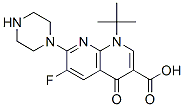 1-tert-Butyl-6-fluoro-1,4-dihydro-4-oxo-7-piperazino-1,8-naphthyridine-3-carboxylic acid CAS#: 116162-91-5