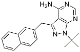 1-tert-butyl-3-(naphthalen-2-ylMethyl)-1H-pyrazolo[3,4-d]pyriMidin-4-aMine CAS#: 284672-30-6