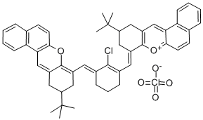 10-TERT-BUTYL-8-[3-(10-TERT-BUTYL-10,11-DIHYDRO-9H-BENZO[A]XANTHEN-8-YLMETHYLENE)-2-CHLORO-CYCLOHEX-1-ENYLMETHYLENE]-8,9,10,11-TETRAHYDRO-BENZO[A]XANTHENYLIUM PERCHLORATE CAS#: 287185-31-3