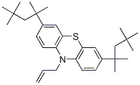 10H-Phenothiazine, 10-(2-propenyl)-3,7-bis(1,1,3,3-tetramethylbutyl)- CAS#: 130328-25-5