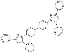 1,1'-(1,1'-Biphenyl)-4,4'-diylbis(4,5-dihydro-3,5-diphenyl)-(1H)-pyrazole CAS#: 43040-07-9