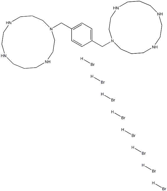 1,1'-[1,4-Phenylenebis(methylene)]bis(1,4,8,11-tetraazacyclotetradecane) octahydrobromide CAS#: 155148-32-6