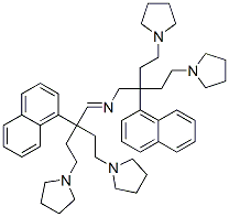 1,1'-[3-(1-Naphtyl)-3-[N-[2-(1-naphtyl)-2-[2-(1-pyrrolidinyl)ethyl]-4-(1-pyrrolidinyl)butyl]formimidoyl]pentane-1,5-diyl]bispyrrolidine CAS#: 33310-58-6