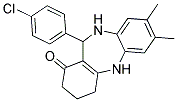 11-(4-CHLOROPHENYL)-7,8-DIMETHYL-2,3,4,5,10,11-HEXAHYDRO-1H-DIBENZO[B,E][1,4]DIAZEPIN-1-ONE CAS#: 338415-05-7