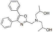1,1'-[[(4,5-Diphenyl-2-oxazolyl)methyl]imino]di(2-propanol) CAS#: 33161-83-0