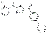[1,1'-BIPHENYL]-4-YL[2-(2-CHLOROANILINO)-1,3-THIAZOL-5-YL]METHANONE CAS#: 339022-36-5