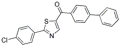 [1,1'-BIPHENYL]-4-YL[2-(4-CHLOROPHENYL)-1,3-THIAZOL-5-YL]METHANONE CAS#: 339008-20-7