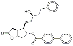 [1,1'-Biphenyl]-4-carboxylic acid, (3aR,4R,5R,6aS)-hexahydro-4-[(1E,3S)-3-hydroxy-5-phenyl-1-pentenyl] -2-oxo-2H-cyclopenta[b]furan-5-yl este CAS#: 41639-73-0