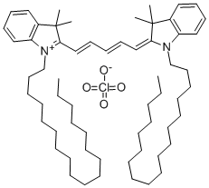 1,1'-DIOCTADECYL-3,3,3',3'-TETRAMETHYLINDODICARBOCYANINE PERCHLORATE CAS#: 127274-91-3