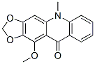11-Methoxy-5-methyl-1,3-dioxolo[4,5-b]acridin-10(5H)-one CAS#: 477-82-7