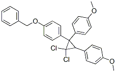 1,1-dichloro-2-(4-benzyloxyphenyl)-2,3-bis(4-methoxyphenyl)cyclopropane CAS#: 131544-83-7
