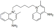 1,1'-hexamethylenebis(4-amino-2-methylquinolinium) CAS#: 125093-38-1