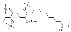 11,12,15,16-Tetrakis[(trimethylsilyl)oxy]octadecanoic acid methyl ester CAS#: 35437-10-6