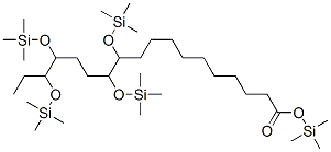 11,12,15,16-Tetrakis[(trimethylsilyl)oxy]octadecanoic acid (trimethylsilyl) ester CAS#: 35508-16-8