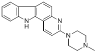 11H-3-(1-(4-Methyl)piperazino)pyrido(3,2-a)carbazole CAS#: 127040-47-5