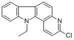 11H-Pyrido(3,2-a)carbazole, 3-chloro-11-ethyl- CAS#: 127040-48-6