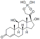 11beta,17,21-trihydroxypregn-4-ene-3,20-dione 21-(dihydrogen phosphate) CAS#: 3863-59-0