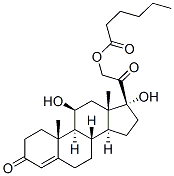 11beta,17,21-trihydroxypregn-4-ene-3,20-dione 21-hexanoate CAS#: 3593-96-2