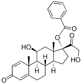 11beta,17,21-trihydroxypregna-1,4-diene-3,20-dione 17-benzoate CAS#: 31311-74-7
