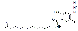 12-((5-iodo-4-azido-2-hydroxybenzoyl)amino)dodecanoate CAS#: 125108-86-3