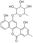 12-((6-Deoxyhexopyranosyl)oxy)-1,10-dihydroxy-8-methyl-6H-benzo(d)naph tho(1,2-b)pyran-6-one CAS#: 132417-97-1