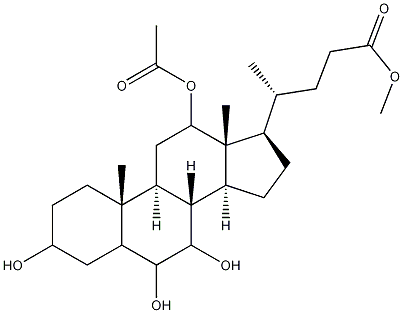 12-(Acetyloxy)-3,6,7-trihydroxycholan-24-oic acid methyl ester CAS#: 133181-57-4