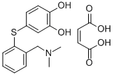 1,2-Benzenediol, 4-((2-((dimethylamino)methyl)phenyl)thio)-, (Z)-2-but enedioate (1:1) (salt) CAS#: 127906-30-3