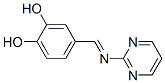 1,2-Benzenediol, 4-[(2-pyrimidinylimino)methyl]- (9CI) CAS#: 300713-18-2
