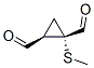 1,2-Cyclopropanedicarboxaldehyde, 1-(methylthio)-, (1S-cis)- (9CI) CAS#: 125559-60-6