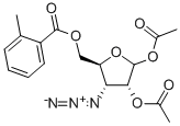 1,2-DI-O-ACETYL-3-AZIDO-3-DEOXY-5-O-TOLUOYL-D-RIBOFURANOSE CAS#: 120143-22-8