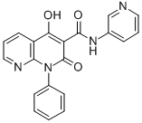 1,2-Dihydro-4-hydroxy-2-oxo-1-phenyl-N-3-pyridinyl-1,8-naphthyridine-3 -carboxamide CAS#: 138304-90-2