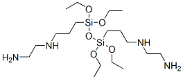 1,2-Ethanediamine, N,N-(1,1,3,3-tetraethoxy-1,3-disiloxanediyl)di-3,1-propanediylbis- CAS#: 158588-48-8