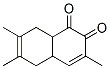 1,2-Naphthoquinone, 4a,5,8,8a-tetrahydro-3,6,7-trimethyl- (8CI) CAS#: 32249-76-6