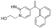 1,2-dihydro-2-imino-4-(1-naphthylvinyl)-1-pyridineethanol CAS#: 30841-78-2