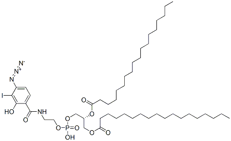 1,2-distearoyl-sn-glycero-3-phospho-N-(4-azido-3-iodo-2-hydroxybenzoyl)ethanolamine CAS#: 128129-55-5